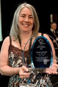 Laurie Lucciola Winner of sisters in solidarity award